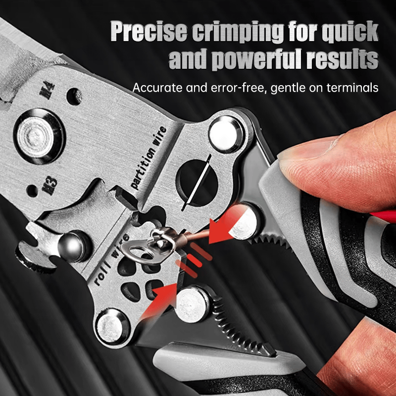 💥2025 New Upgrade💥Multifunctional Folding Wire Stripper-Professional Electrician Tool