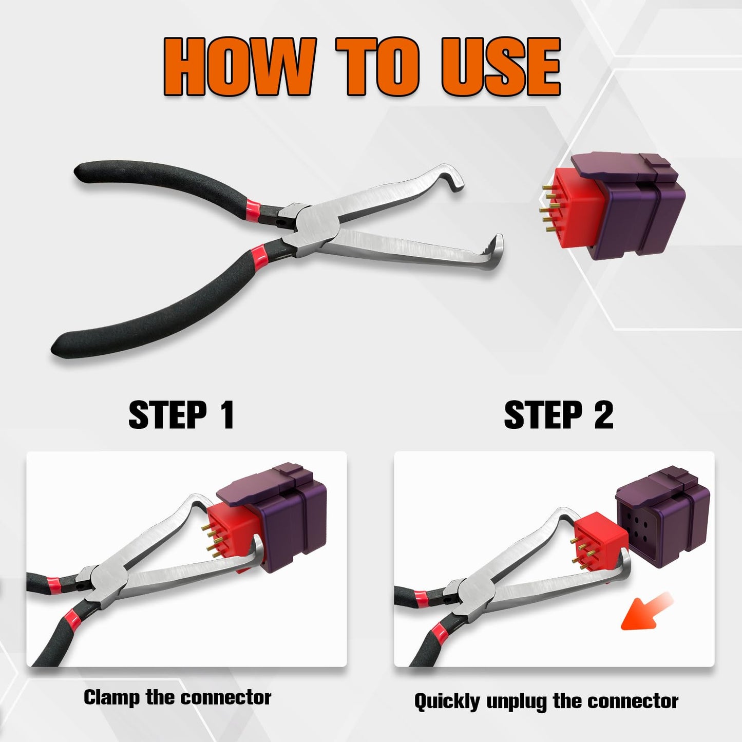 Eptchn Electrical Disconnect Pliers Automotive Specialty Tool