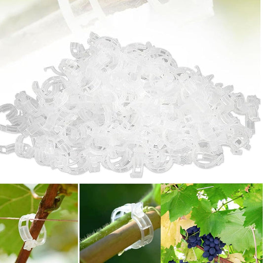 Tomato Clips. Plastic Trellis Clips
