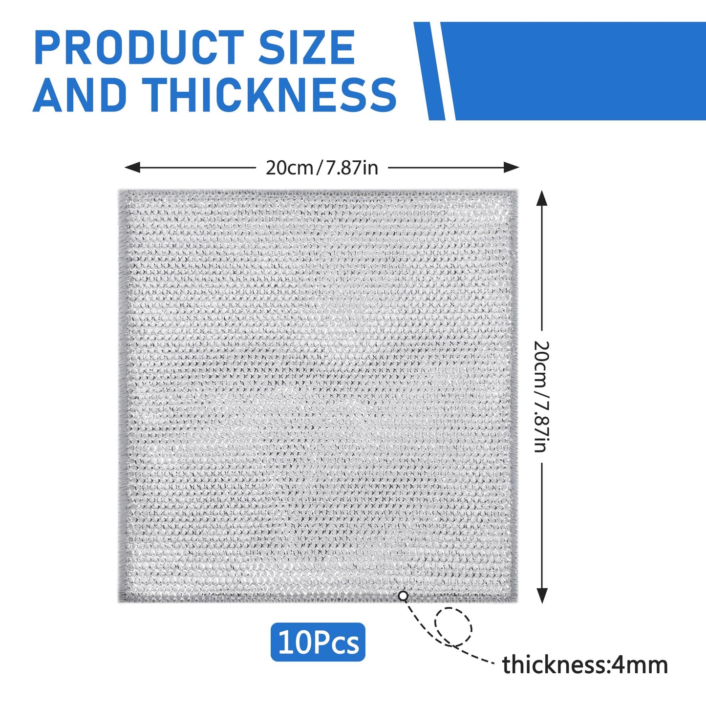 Reusable Diamond Weave Scrubber Cloths – Tough on Stains. Gentle on Surfaces